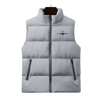 Thumbnail for Ilyushin IL-76 Silhouette Designed Puffy Vests