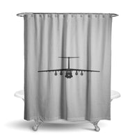 Thumbnail for Ilyushin IL-76 Silhouette Designed Shower Curtains