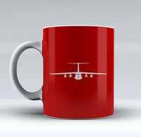 Thumbnail for Ilyushin IL-76 Silhouette Designed Mugs