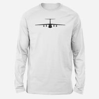 Thumbnail for Ilyushin IL-76 Silhouette Designed Long-Sleeve T-Shirts