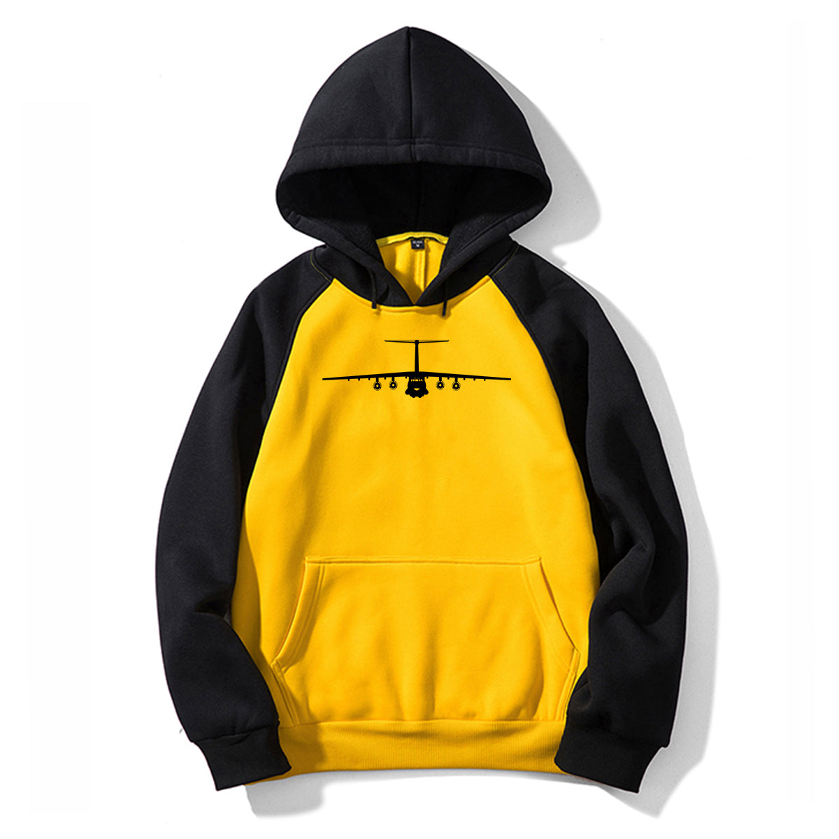 Ilyushin IL-76 Silhouette Designed Colourful Hoodies