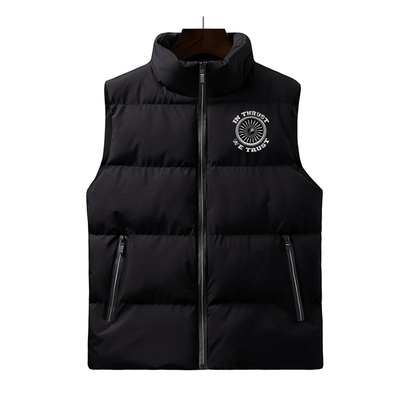 In Thrust We Trust (Vol 2) Designed Puffy Vests