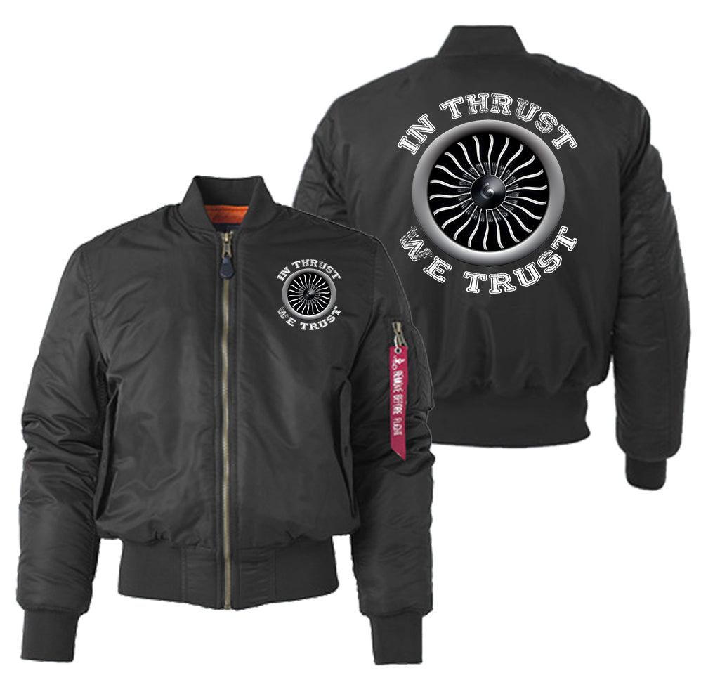 In Thrust We Trust (Vol 2) Designed "Women" Bomber Jackets