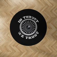 Thumbnail for In Thrust We Trust (Vol 2) Designed Carpet & Floor Mats (Round)