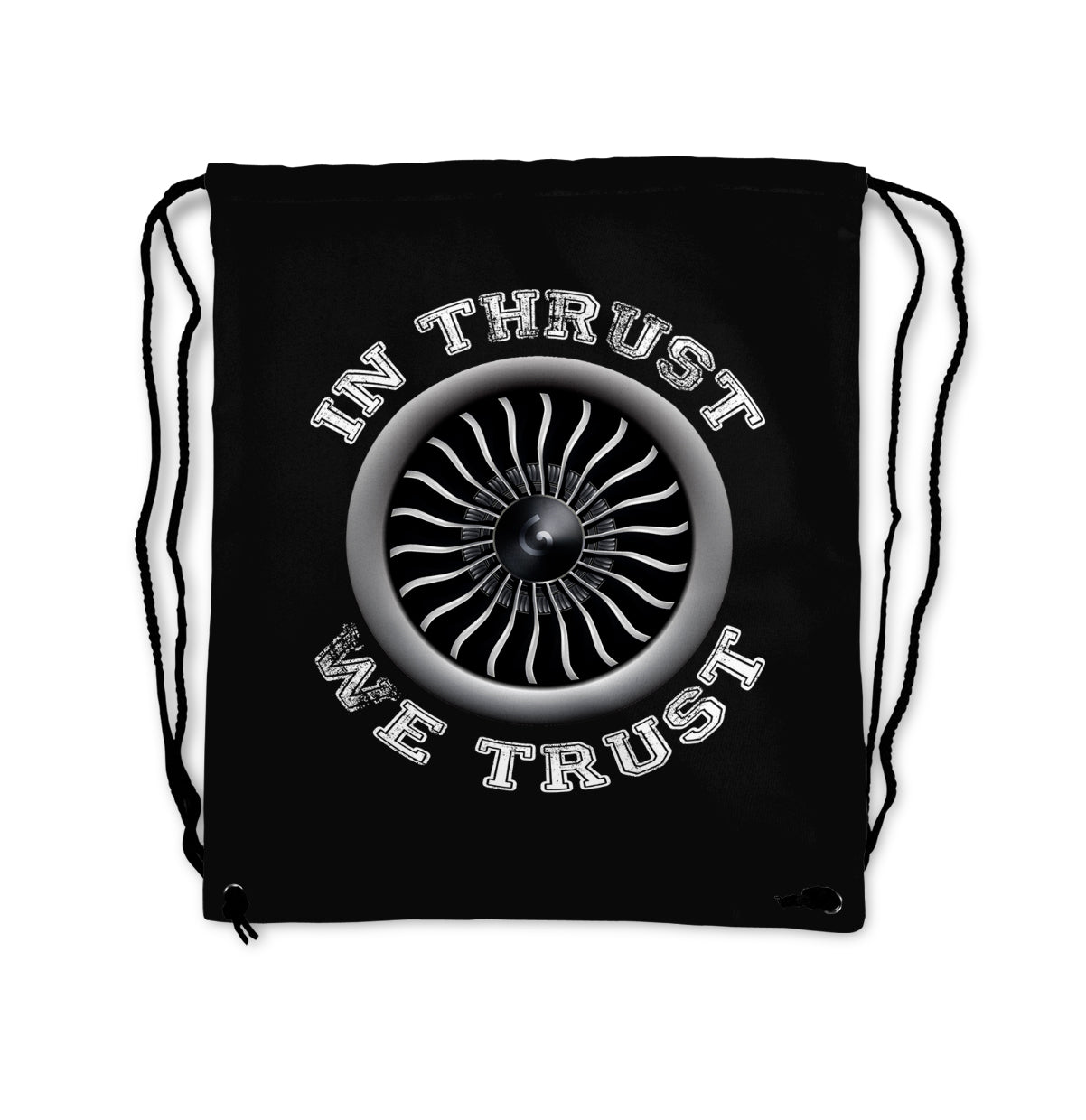 In Thrust We Trust (Vol 2) Designed Drawstring Bags