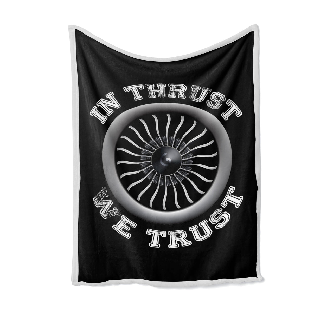 In Thrust We Trust (Vol 2) Designed Bed Blankets & Covers