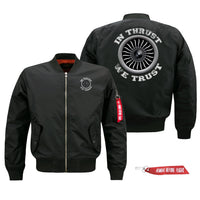 Thumbnail for In Thrust We Trust (Vol 2) Designed Pilot Jackets (Customizable)