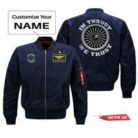 Thumbnail for In Thrust We Trust (Vol 2) Designed Pilot Jackets (Customizable)