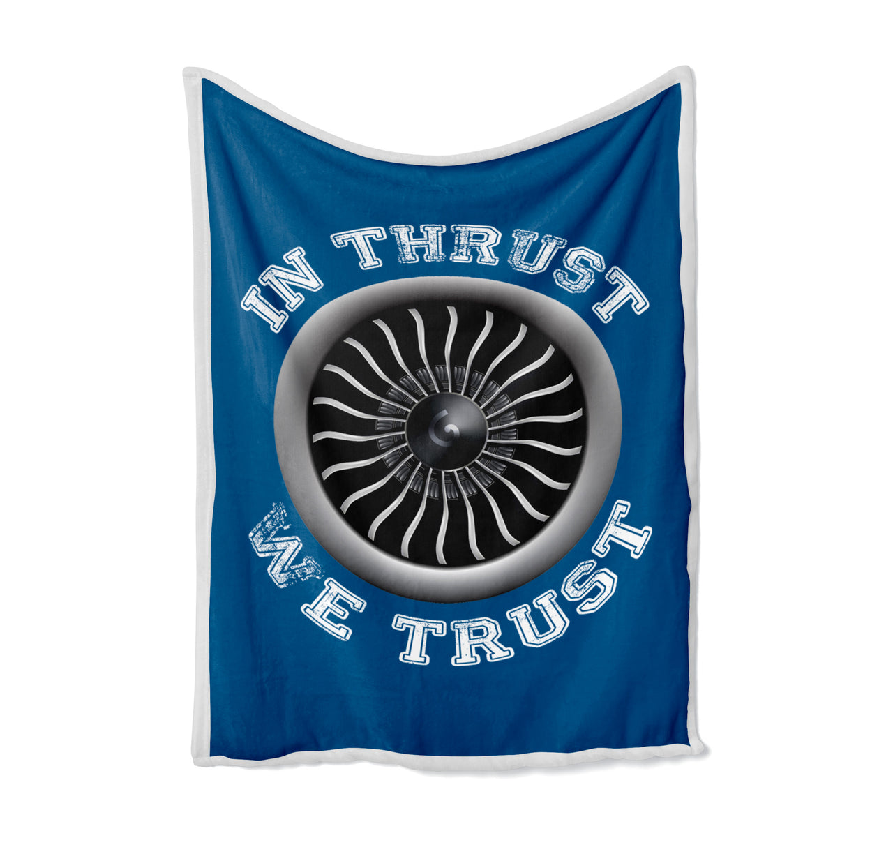 In Thrust We Trust (Vol 2) Designed Bed Blankets & Covers