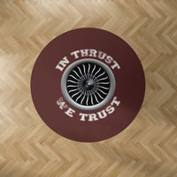 Thumbnail for In Thrust We Trust (Vol 2) Designed Carpet & Floor Mats (Round)