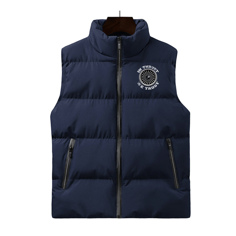 In Thrust We Trust (Vol 2) Designed Puffy Vests