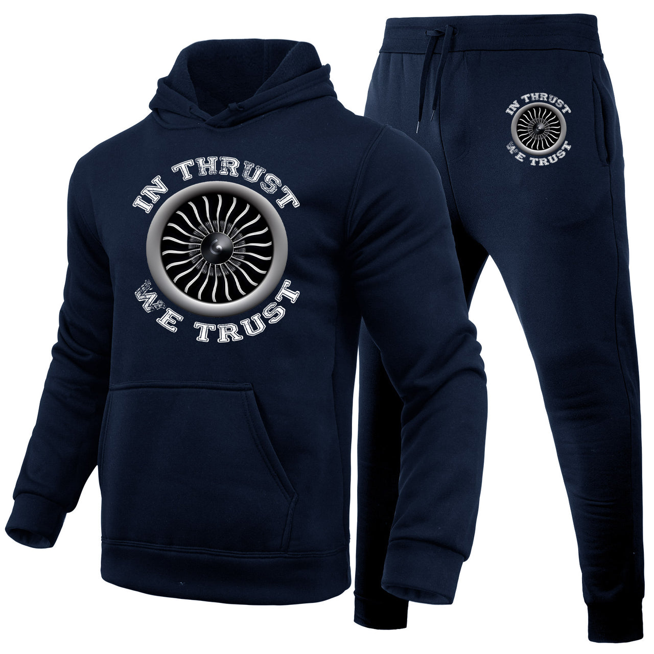 In Thrust We Trust (Vol 2) Designed Hoodies & Sweatpants Set