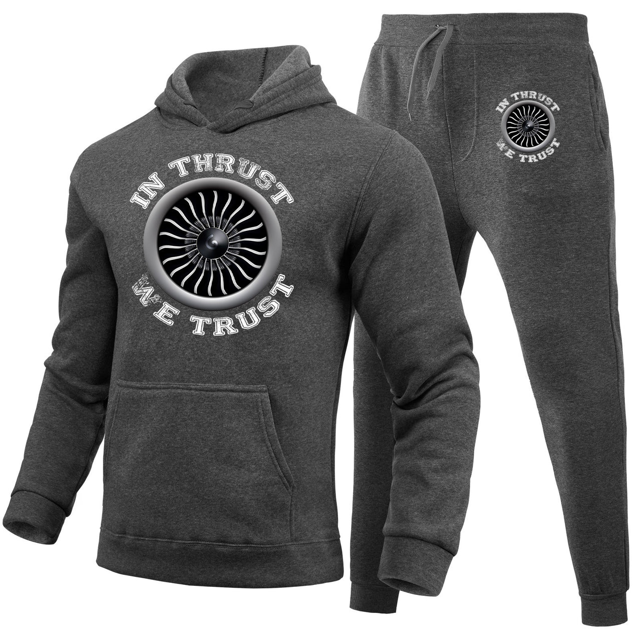 In Thrust We Trust (Vol 2) Designed Hoodies & Sweatpants Set