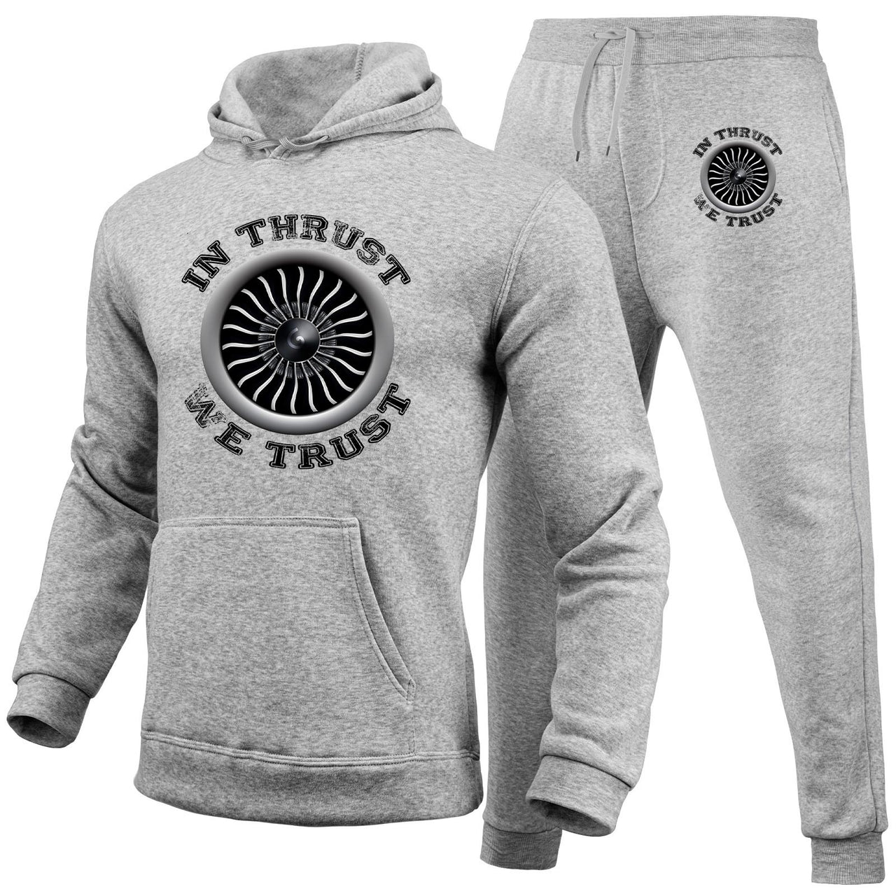 In Thrust We Trust (Vol 2) Designed Hoodies & Sweatpants Set