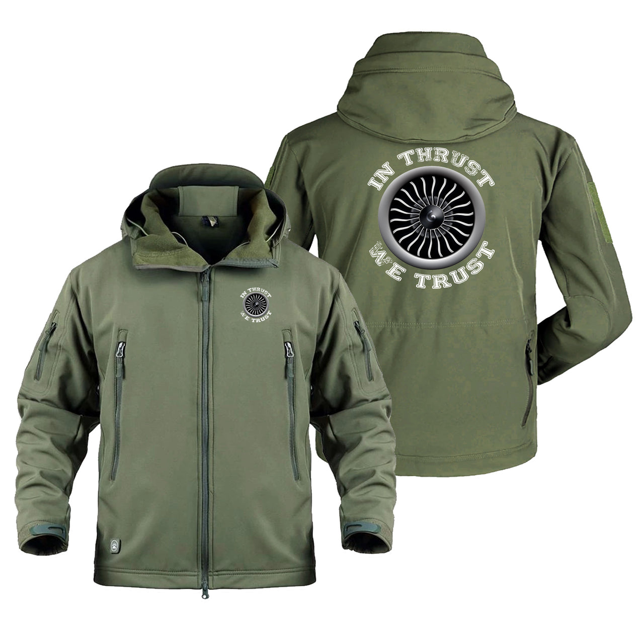 In Thrust We Trust (Vol 2) Designed Military Jackets (Customizable)