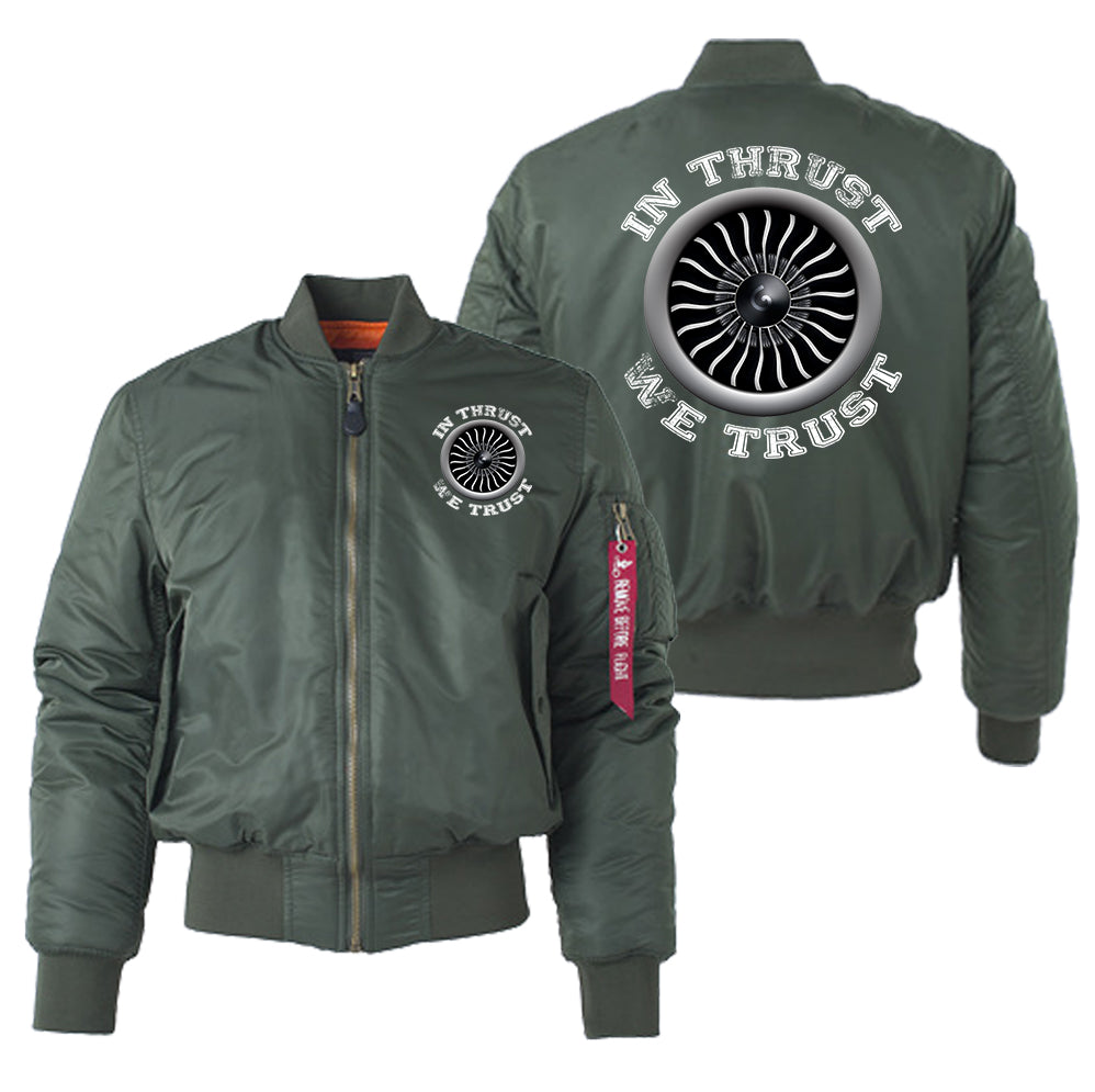 In Thrust We Trust (Vol 2) Designed "Women" Bomber Jackets