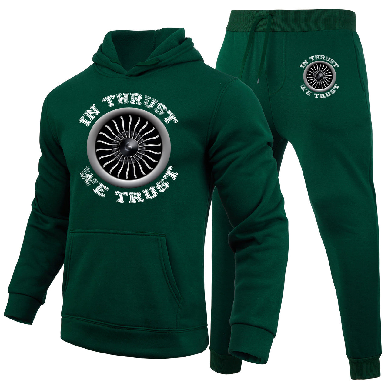 In Thrust We Trust (Vol 2) Designed Hoodies & Sweatpants Set