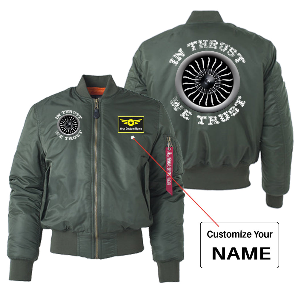 In Thrust We Trust (Vol 2) Designed "Women" Bomber Jackets