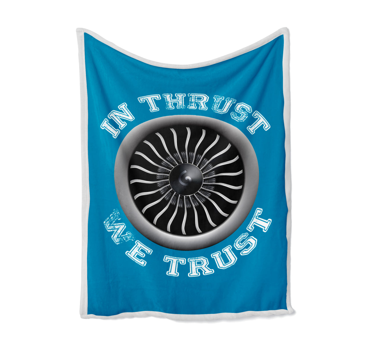 In Thrust We Trust (Vol 2) Designed Bed Blankets & Covers