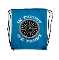 Thumbnail for In Thrust We Trust (Vol 2) Designed Drawstring Bags