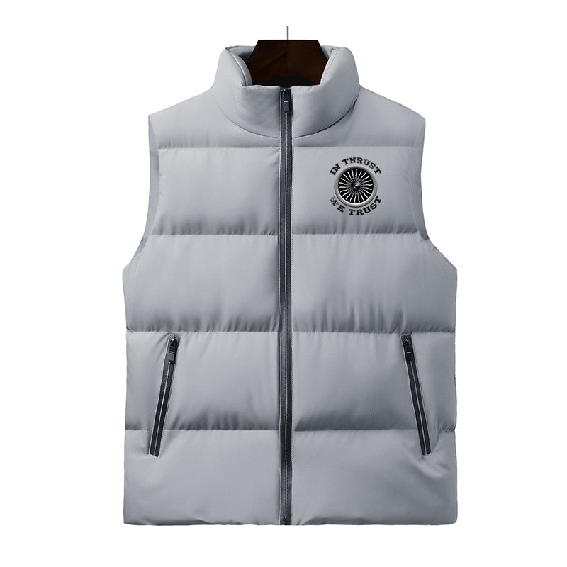 In Thrust We Trust (Vol 2) Designed Puffy Vests