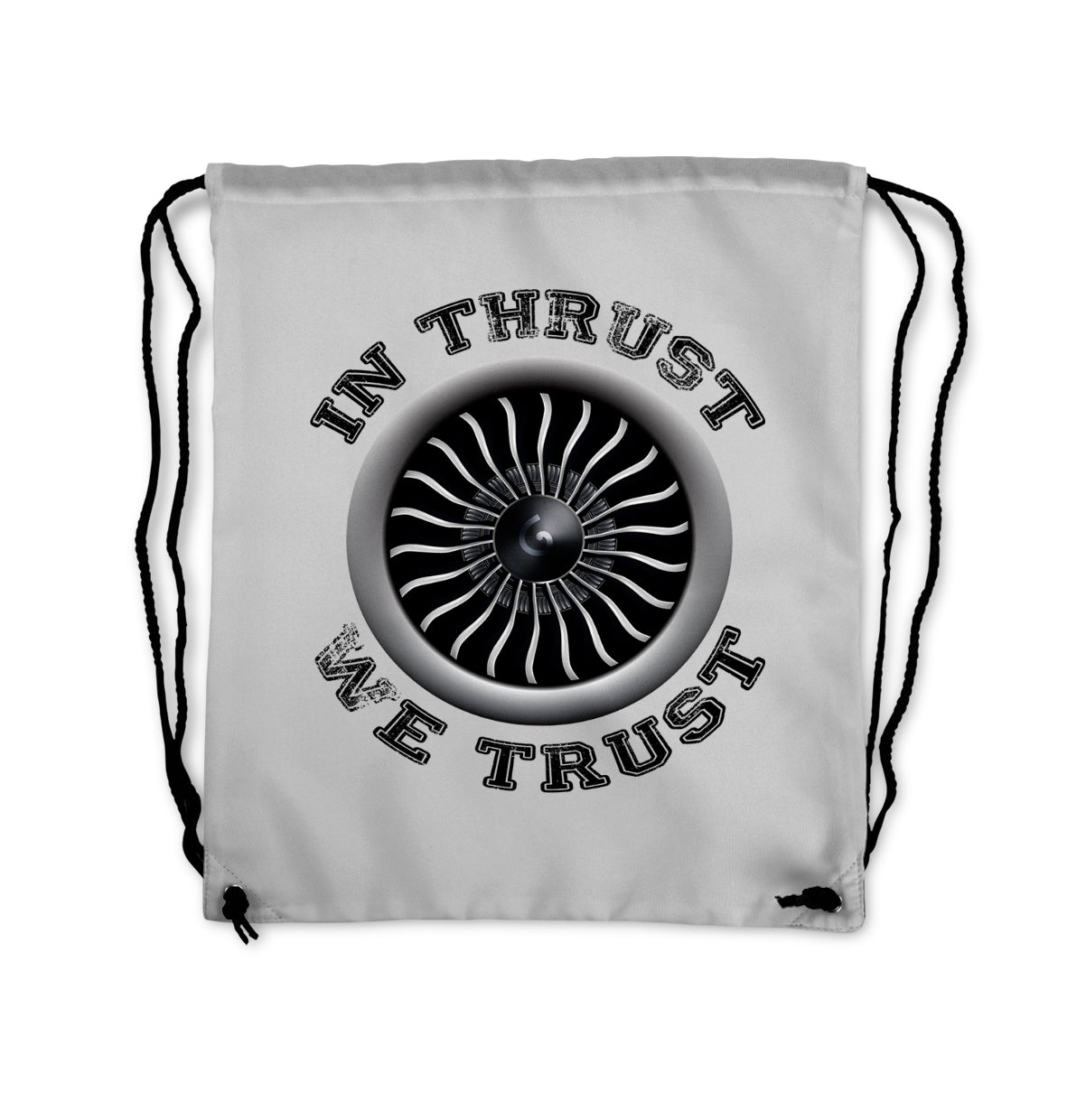 In Thrust We Trust (Vol 2) Designed Drawstring Bags