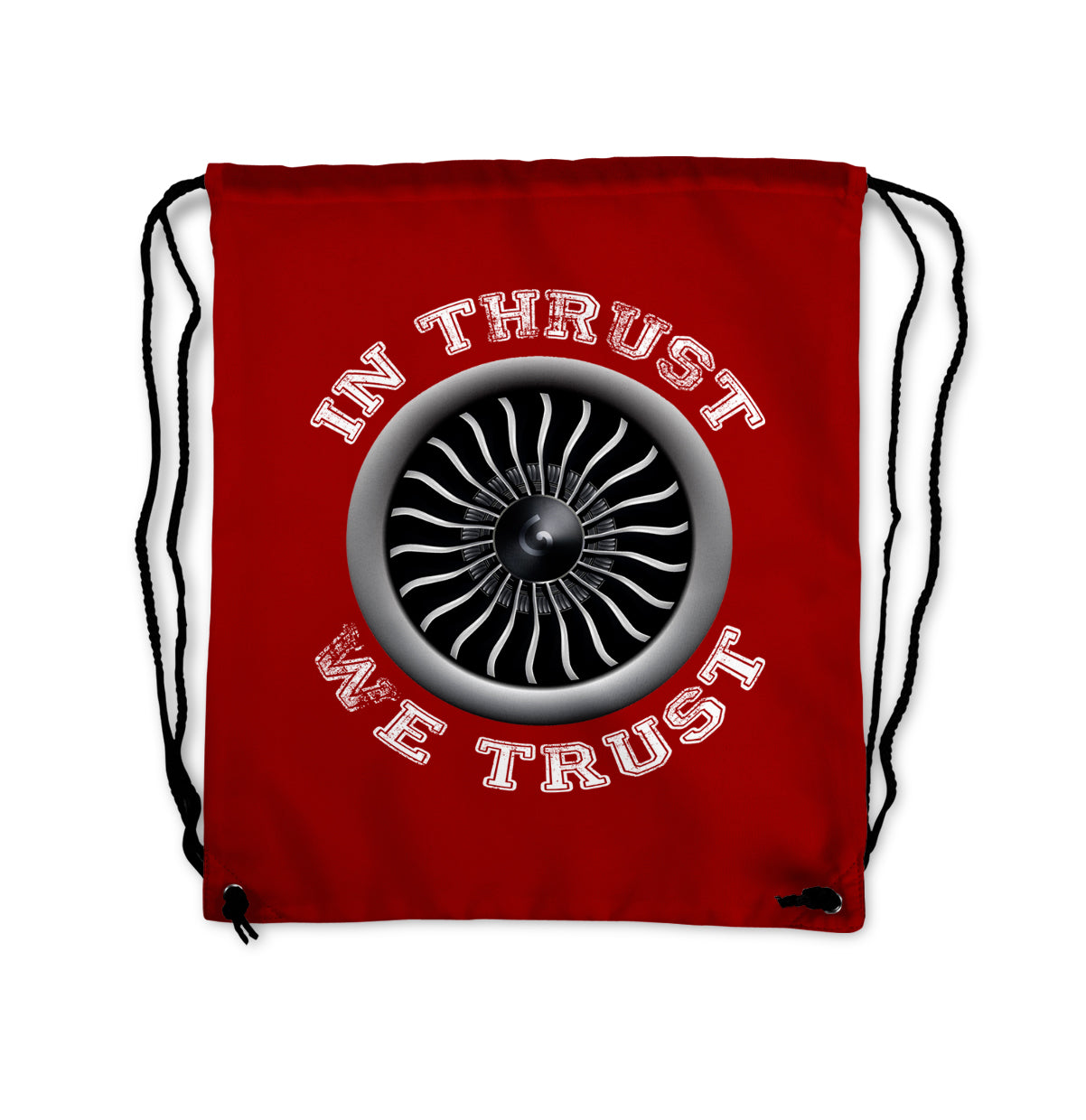 In Thrust We Trust (Vol 2) Designed Drawstring Bags