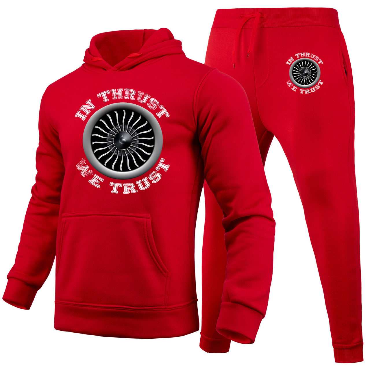 In Thrust We Trust (Vol 2) Designed Hoodies & Sweatpants Set