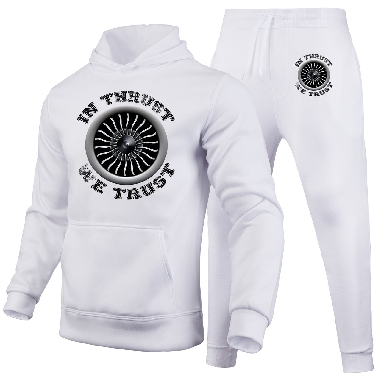 In Thrust We Trust (Vol 2) Designed Hoodies & Sweatpants Set