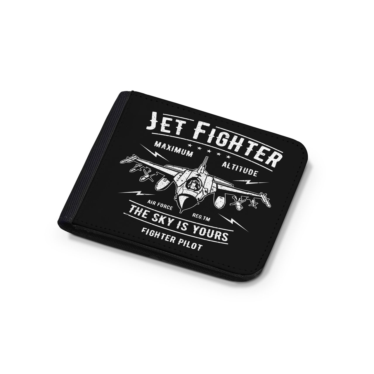 Jet Fighter - The Sky is Yours Designed Wallets