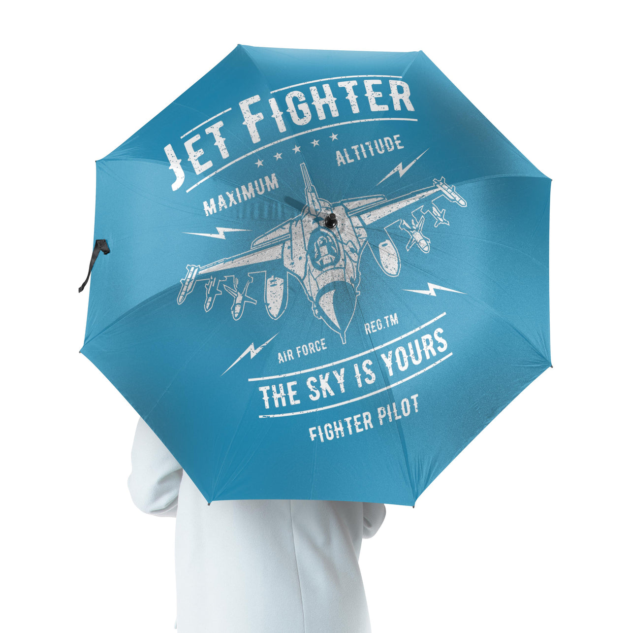 Jet Fighter - The Sky is Yours Designed Umbrella