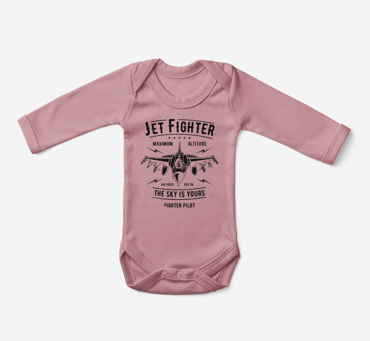 Jet Fighter - The Sky is Yours Designed Baby Bodysuits