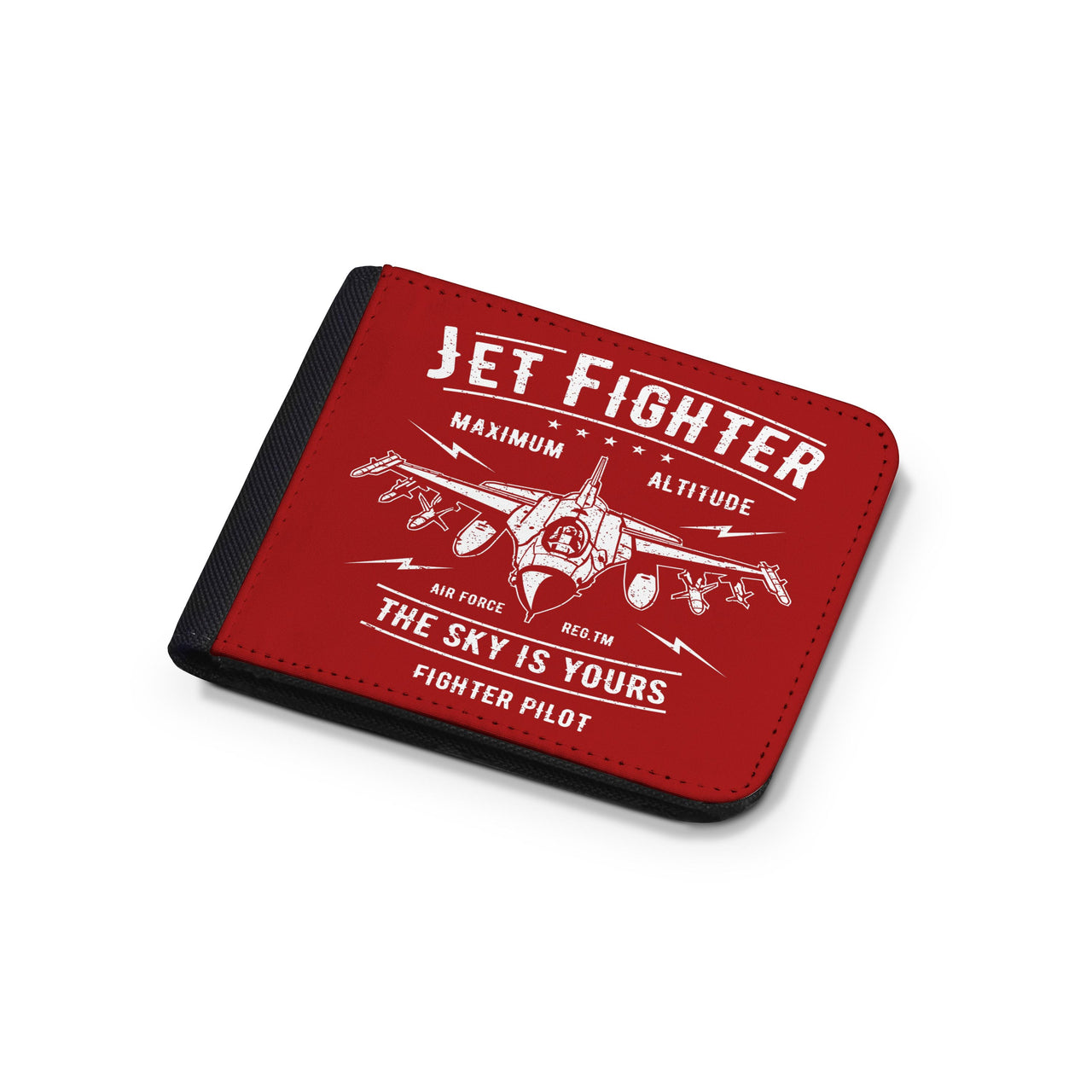 Jet Fighter - The Sky is Yours Designed Wallets