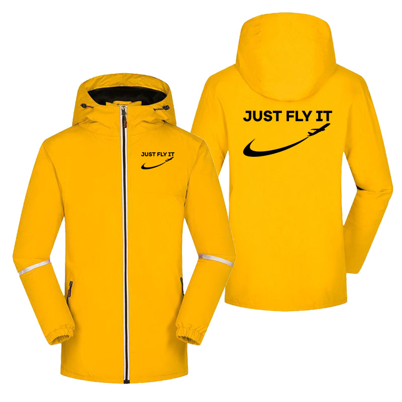 Just Fly It 2 Designed Rain Coats & Jackets