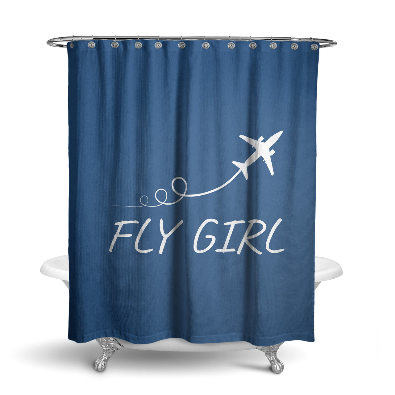 Just Fly It & Fly Girl Designed Shower Curtains