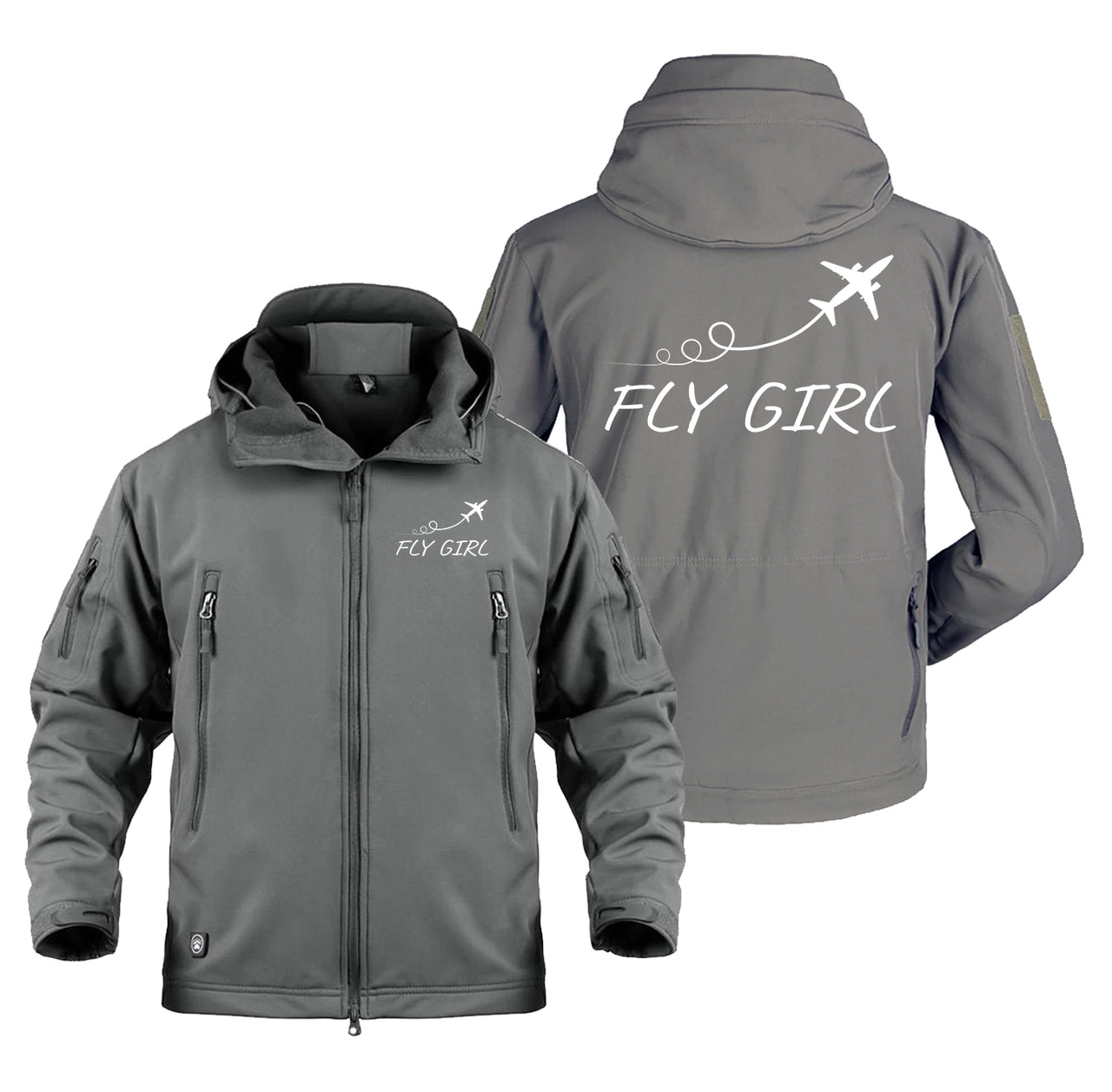 Just Fly It & Fly Girl Designed Military Jackets (Customizable)