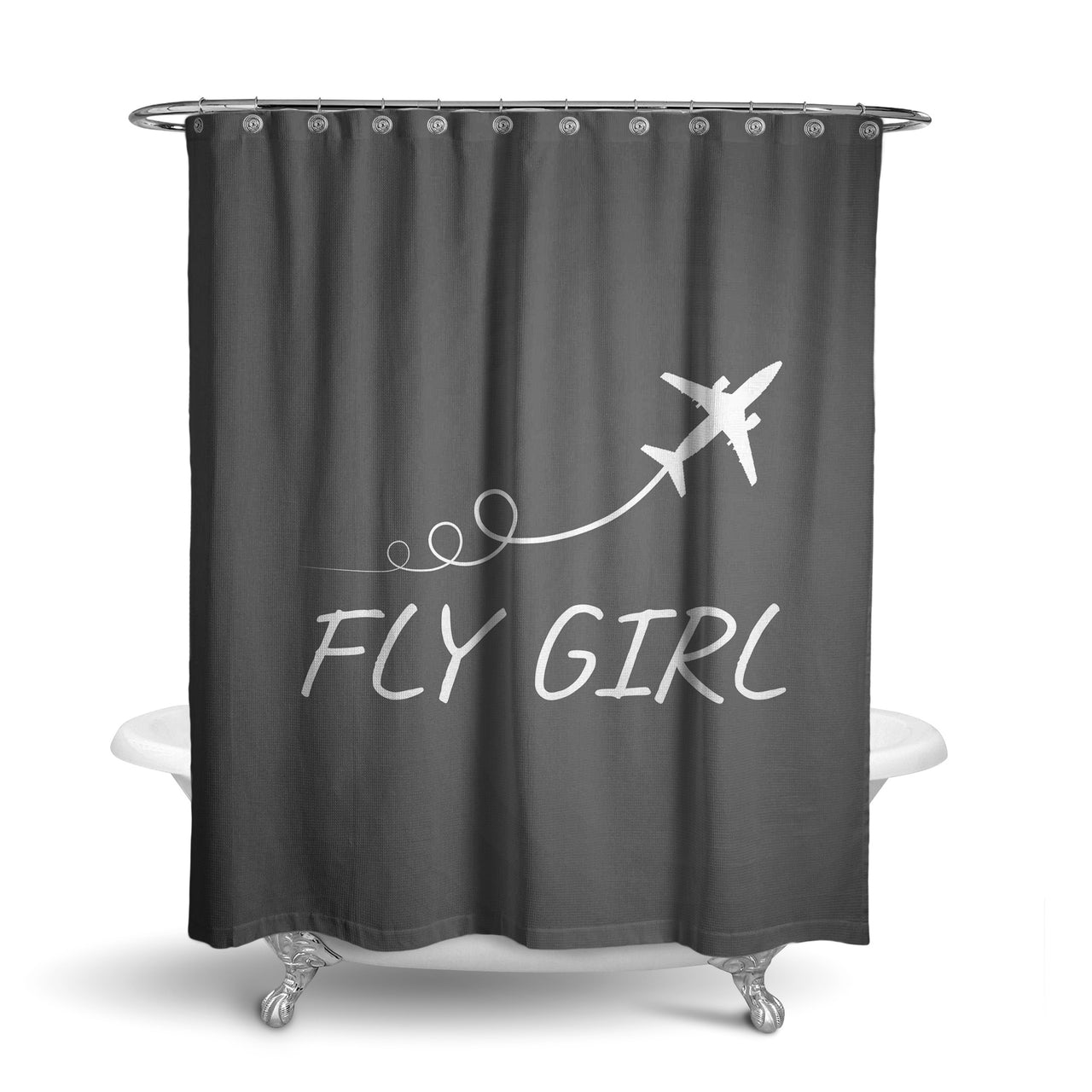 Just Fly It & Fly Girl Designed Shower Curtains