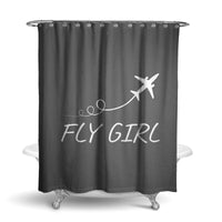 Thumbnail for Just Fly It & Fly Girl Designed Shower Curtains