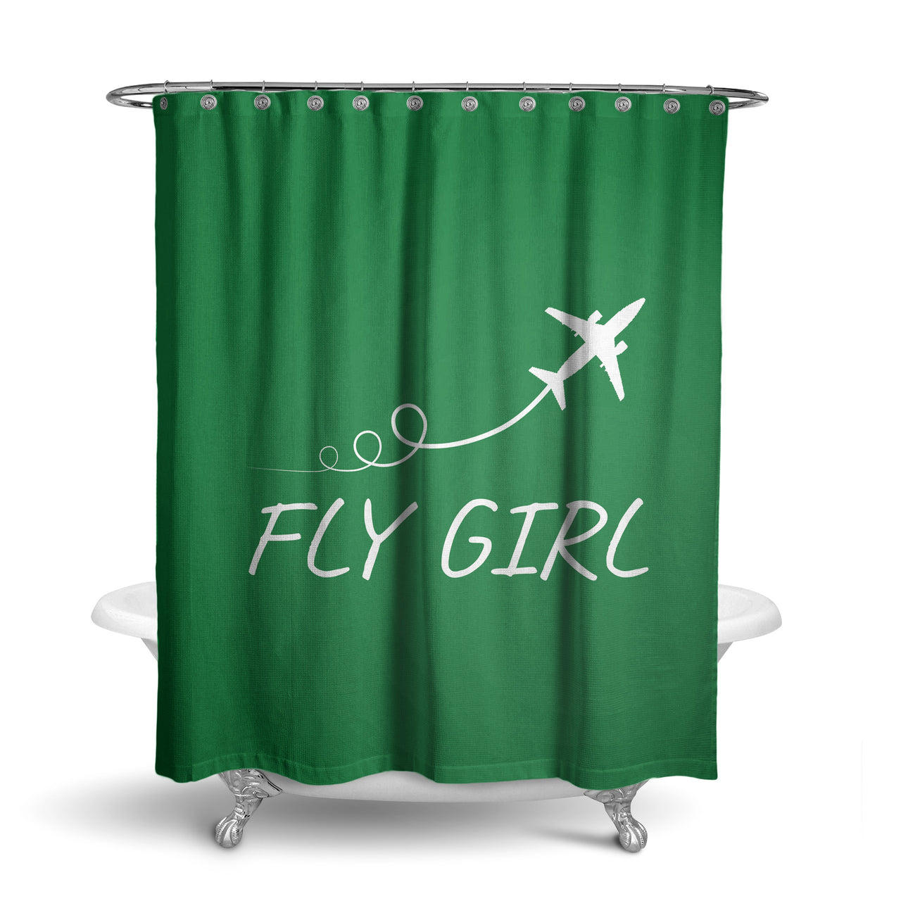 Just Fly It & Fly Girl Designed Shower Curtains