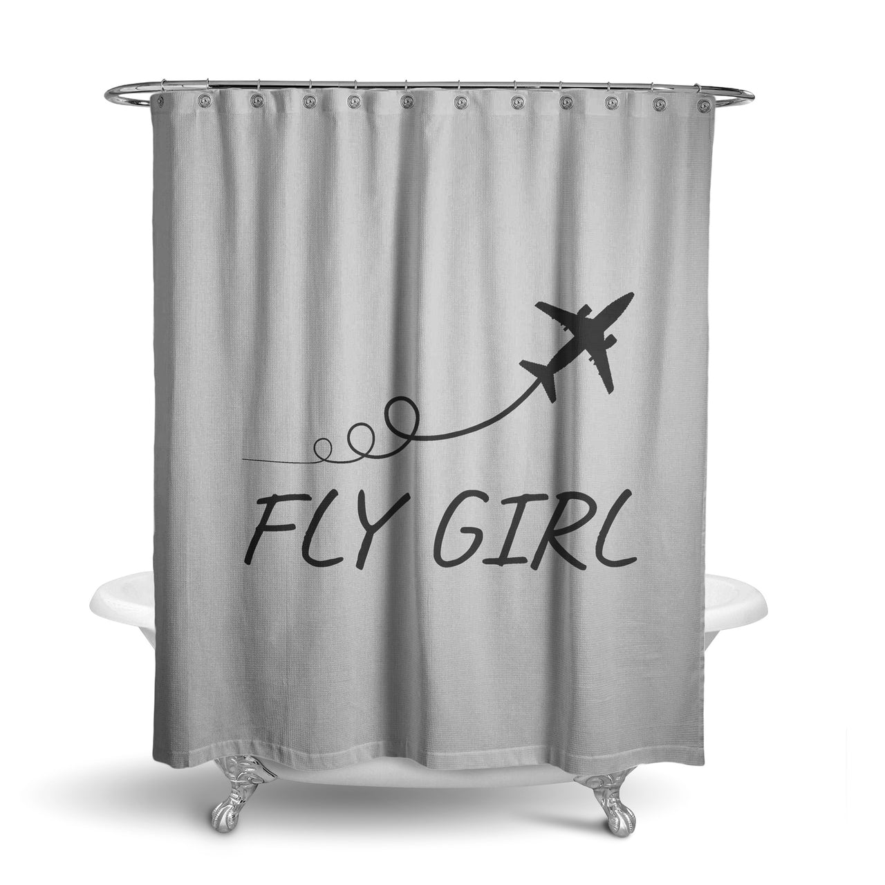 Just Fly It & Fly Girl Designed Shower Curtains