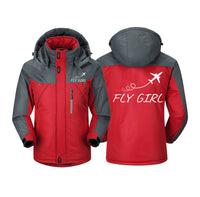 Thumbnail for Just Fly It & Fly Girl Designed Thick Winter Jackets