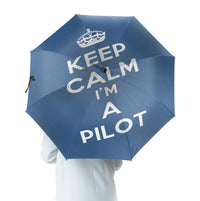 Thumbnail for Keep Calm I'm a Pilot Designed Umbrella