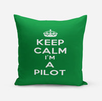 Thumbnail for Keep Calm I'm a Pilot Designed Pillows