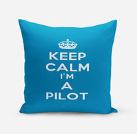 Thumbnail for Keep Calm I'm a Pilot Designed Pillows