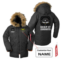 Thumbnail for Keep It Coordinated Designed Parka Bomber Jackets