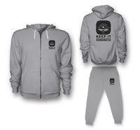 Thumbnail for Keep It Coordinated Designed Zipped Hoodies & Sweatpants Set