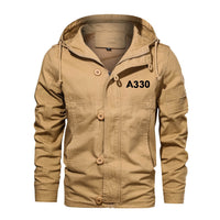 Thumbnail for A330 Flat Text Designed Cotton Jackets