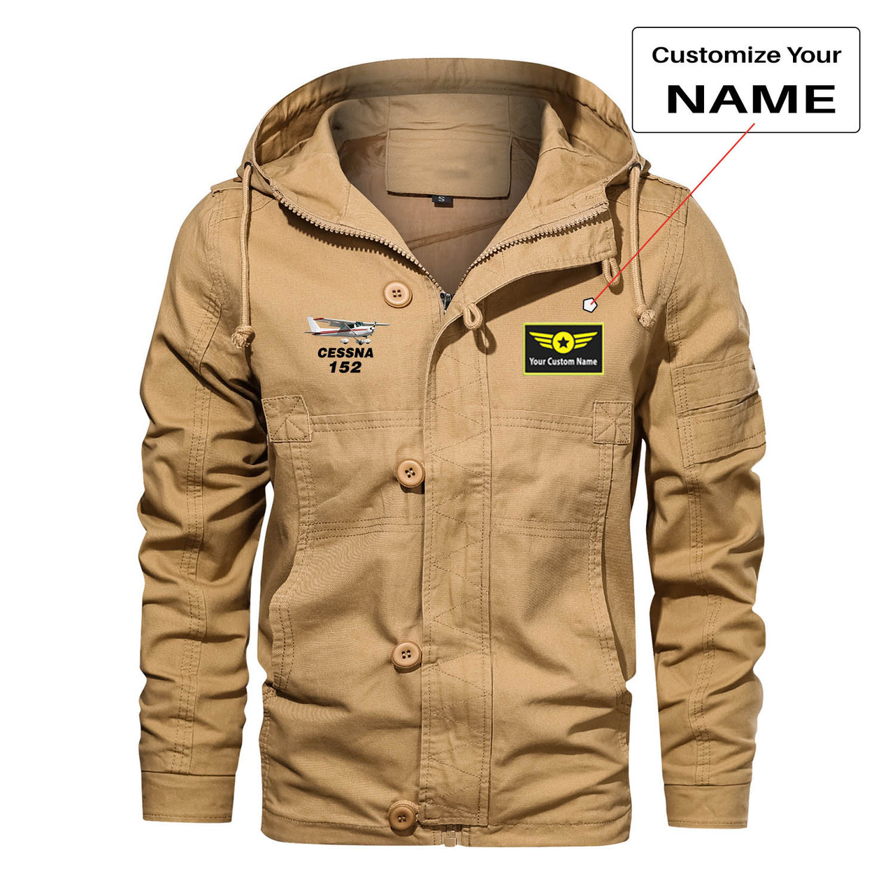 The Cessna 152 Designed Cotton Jackets