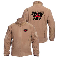 Thumbnail for Amazing Boeing 767 Designed Fleece Military Jackets (Customizable)