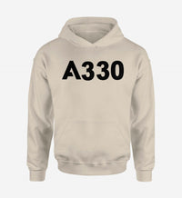 Thumbnail for A330 Flat Text Designed Hoodies